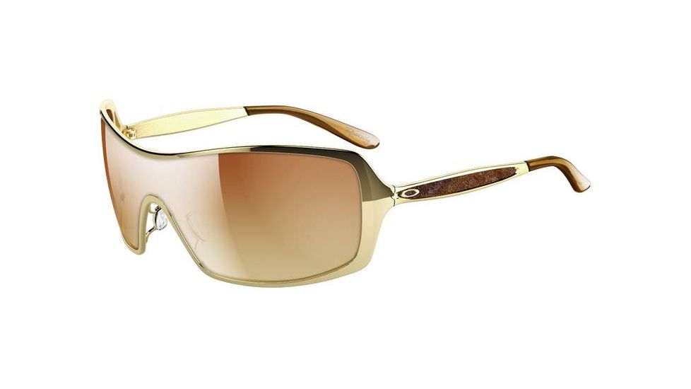 Oakley Remedy Polished Gold Frame w/ VR50 Brown GradientLenses Women's Sunglasses OO4053-01