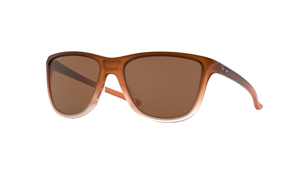 Oakley REVERIE OO9362 Single Vision Prescription Sunglasses, 55mm, Rose Gold Fade, OO9362-936209-55-SV