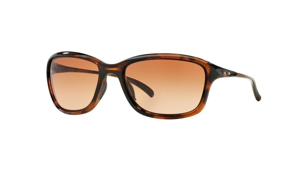 Oakley SHE'S UNSTOPPABLE OO9297 Sunglasses 929704-57 - Tortoise Frame, Vr50 Brn Gradient Lenses