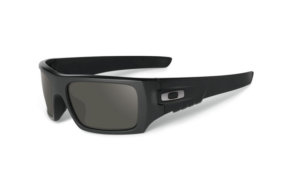 Oakley SI Ballistic Det Cord Sunglasses,Matte Black Frame,Rectangle Prizm Grey Lens OO9253-01