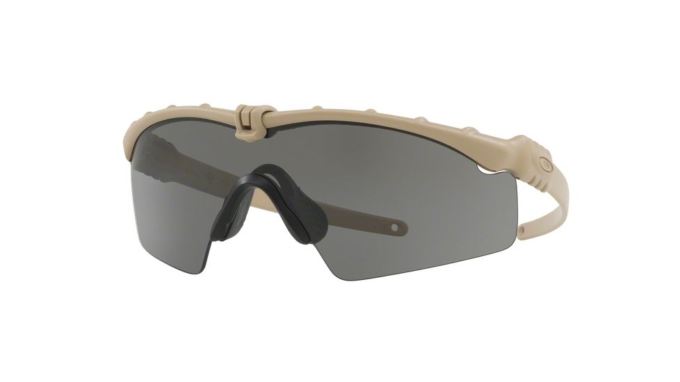 Oakley SI Standard Issue Ballistic M Frame 3.0 Strike Glasses - Men's, Dark Bone Frame, Grey Plastic Lens, 2XL, OO9146-914605-32