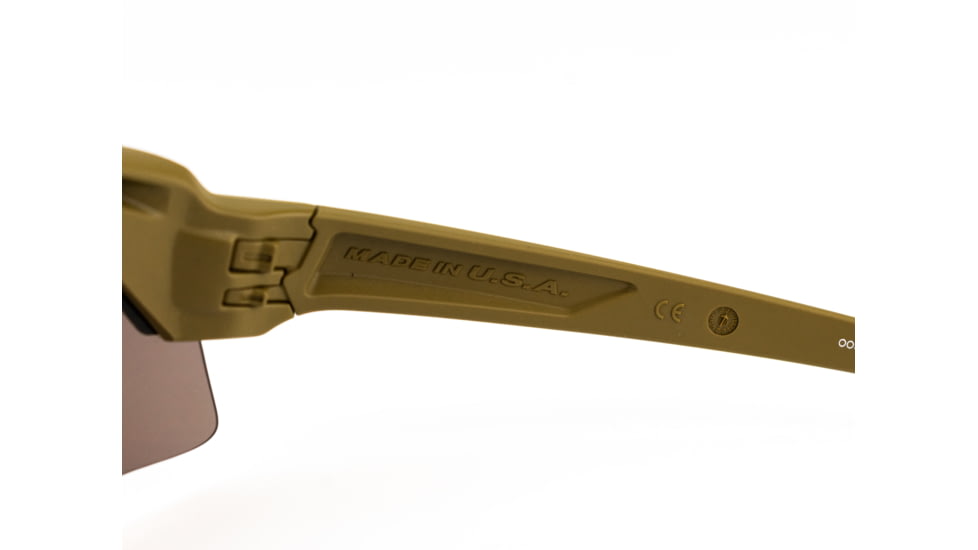 Oakley SI Standard Issue Ballistic M-Frame ALPHA Sunglasses, Terrain Tan w/Prizm Grey, OO9296-1744