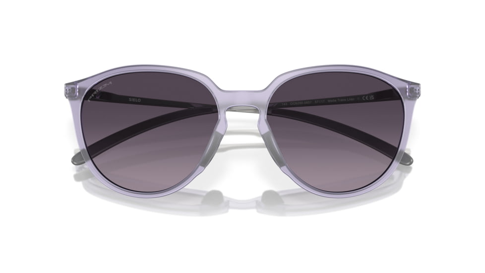 Oakley Sielo Sunglasses, Matte Transparent Lilac, PRIZM Grey Gradient, PRIZM Grey Gradient, OO9288-0657