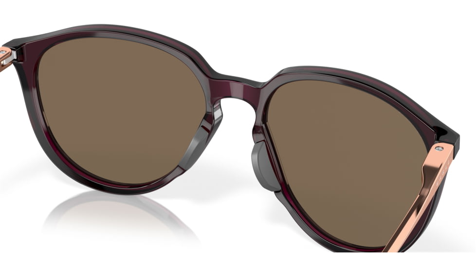 Oakley Sielo Sunglasses, Transparent Raspberry, PRIZM Rose Gold, PRIZM Rose Gold, OO9288-0557