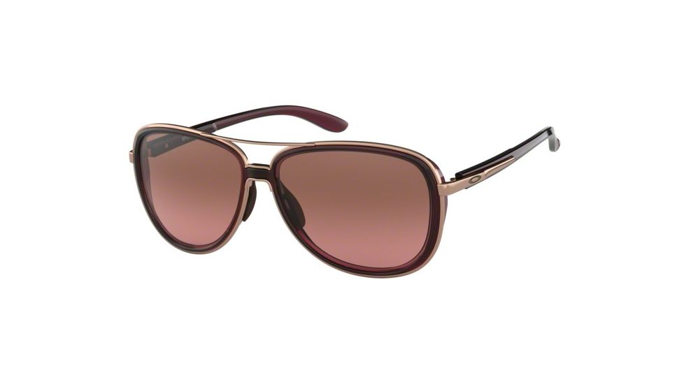 Oakley SPLIT TIME OO4129 Sunglasses 412902-58 - Crystal Raspberry Frame, G40 Black Gradient Lenses