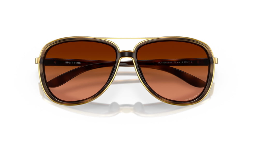 Oakley Split Time OO4129 Sunglasses - Womens, Brown Tortoise, 58, OO4129-412918-58