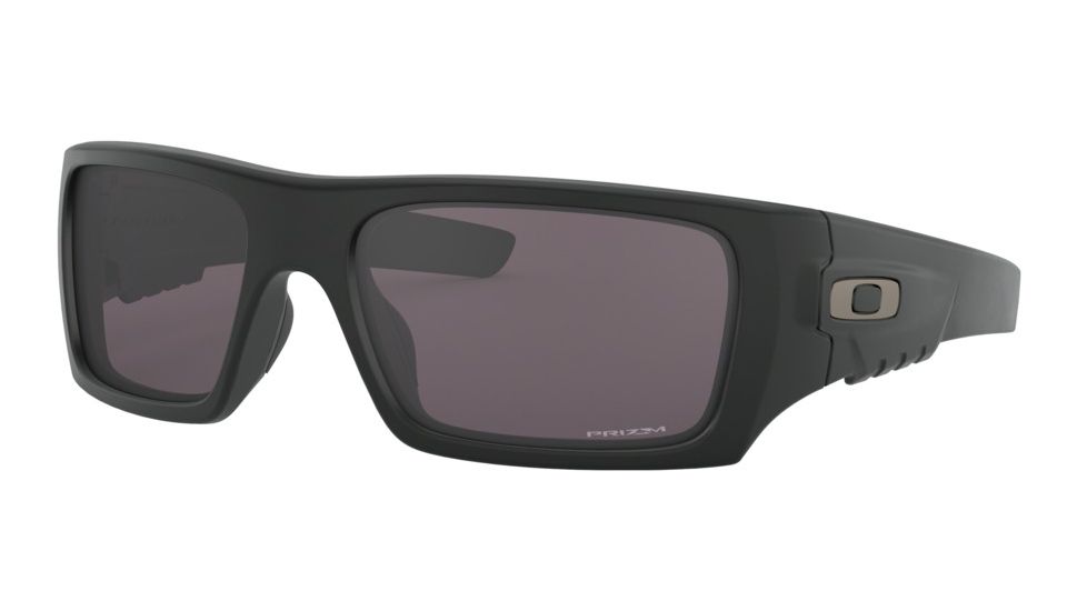 Oakley Standard Issue Ballistic Det Cord Safety Glasses, Matte Black w/Prizm Grey, OO9253-1861