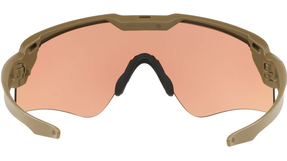 Oakley SI Standard Issue Ballistic M-Frame ALPHA Goggles, 3 Lens Array, Terrain Tan w/Clear,TR22,TR45, OO9296-2144