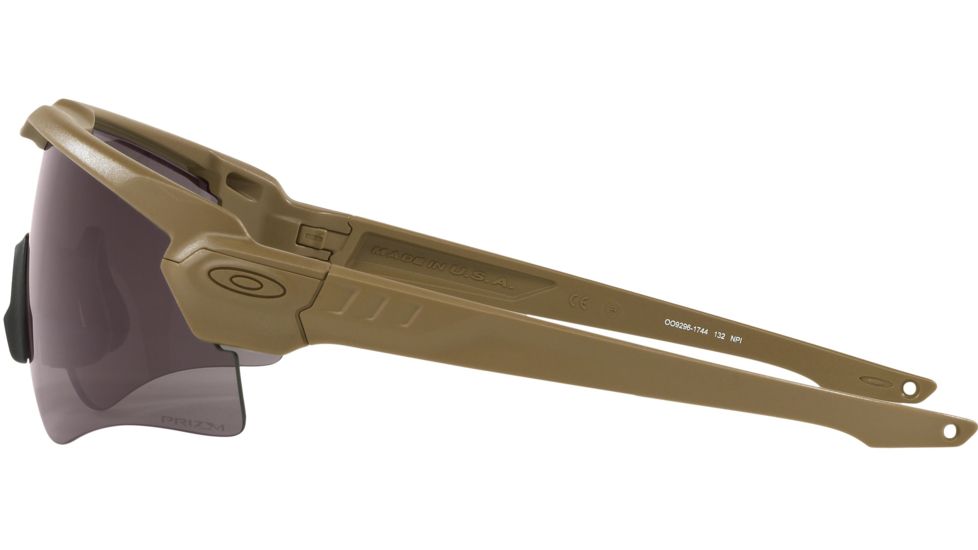 Oakley SI Standard Issue Ballistic M-Frame ALPHA Goggles, Terrain Tan w/Prizm Grey, OO9296-1744