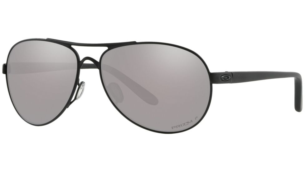 Oakley Standard Issue Feedback Womens BlackStandard Issuede Collection Sunglasses, Blackside w/Prizm Black Polar, OO4079-3559