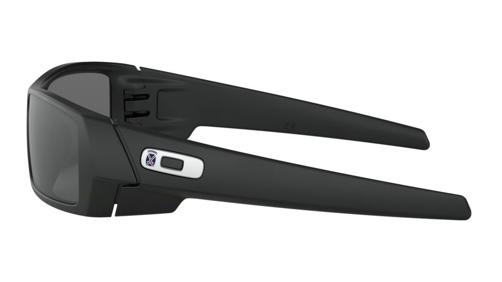 Oakley Standard Issue Gascan 10th Mountain Sunglasses, Matte Black w/Grey, OO9014-3760
