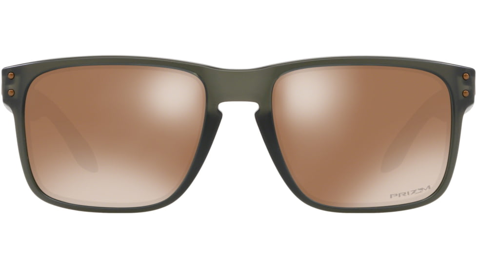 Oakley Standard Issue Holbrook Uncle Sam Sunglasses, Matte Olive Ink/PrizmTungsten, OO9102-G655