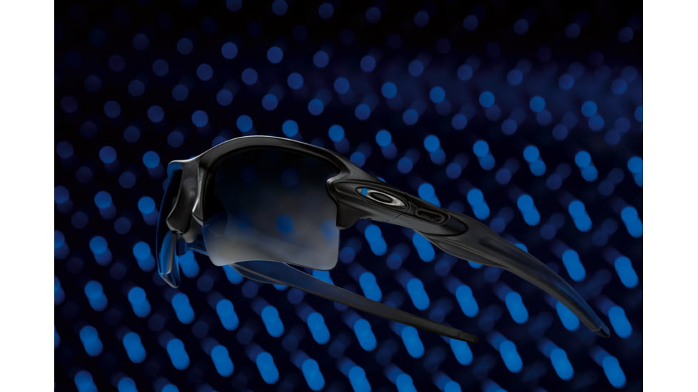 Oakley Standard Issue Speed Jacket Thin Blue Line Collection Sunglasses, Matte Black w/Black Iridium, OO9228-10