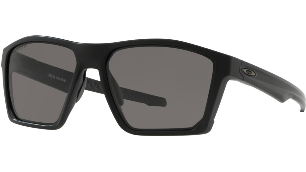 Oakley Standard Issue Targetline Uniform Collection Sunglasses, Matte Black w/Prizm Grey Polarized, OO9397-1458