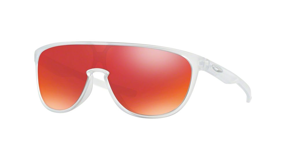 Oakley TRILLBE OO9318 Sunglasses 931803-34 - Matte Clear Frame, Torch Iridium Lenses