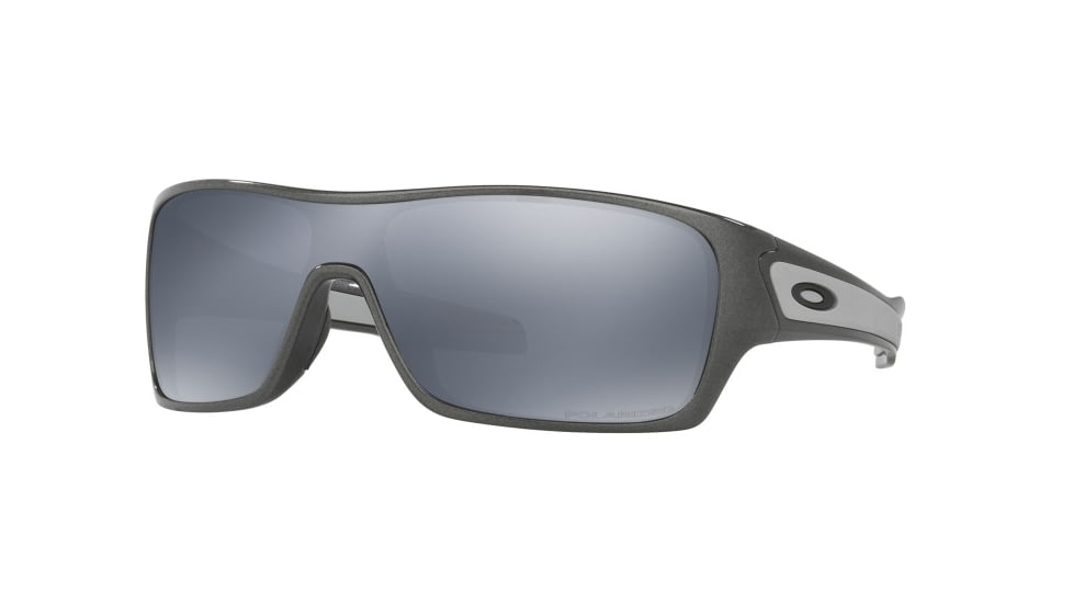 Oakley TURBINE ROTOR OO9307 Sunglasses 930705-32 - Granite Frame, Black Iridium Polarized Lenses