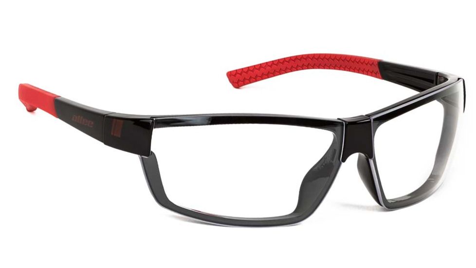 ONOS Allee Battenkill Active Lifestyle Sunglasses, Black/Red,Clear, Medium to X-Large, 4871440