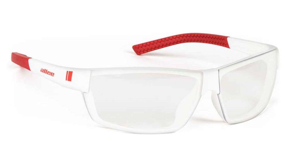 ONOS Allee Battenkill Active Lifestyle Sunglasses, White/Red, Clear, Medium to X-Large, 4878740