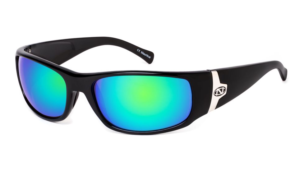 ONOS Oreti Single Vision Prescription Sunglasses, Glossy Black Frame, Polarized, 126AMPLSV
