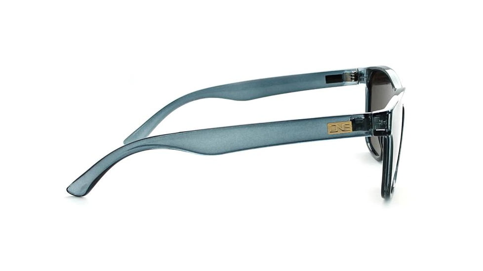 Optic Nerve One Boardroom Sunglasses, Shiny Crystal Grey Frame, Polarized Smoke/Red Mirror Lens 18022