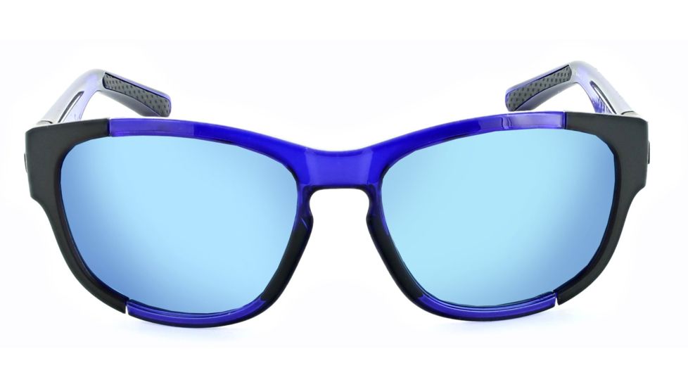 Optic Nerve Vesper Sunglasses, Shiny Crystal Navy w/ Matte Black, 21903
