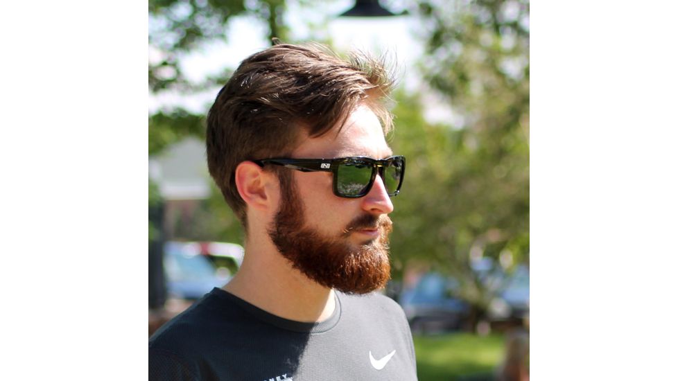 Optic Nerve Vettron Polarized Sunglasses, Shiny Driftwood Green Frame, Lens 2 Sets- Polarized Smoke w/Silver Flash, Copper 21822