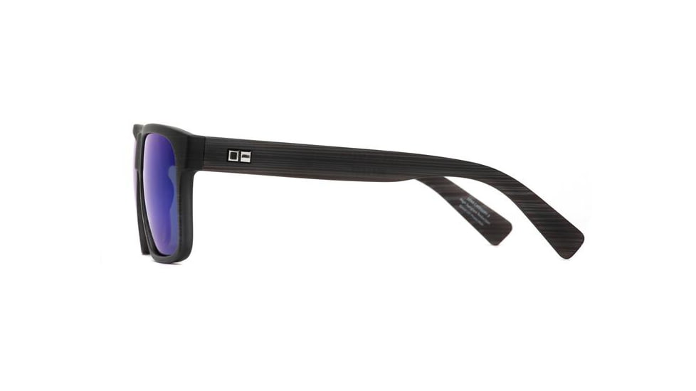 OTIS LIFE ON MARS Sunglasses, Black Woodland Matte/Mirror Blue Polar, 55-17-135, 21-2101P