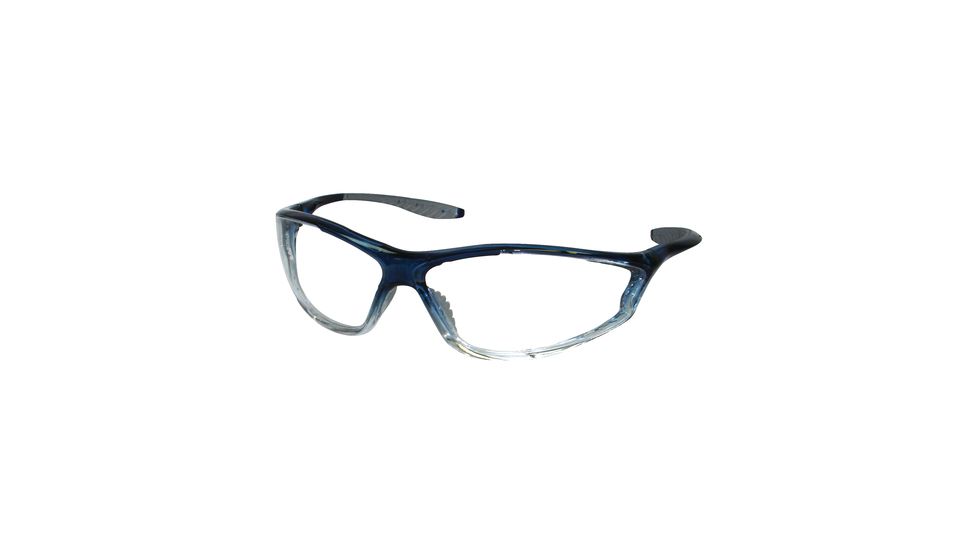 Peltor 3M Tekk Protection Shooting Glasses Clear Lens/Translucent Blue Frame