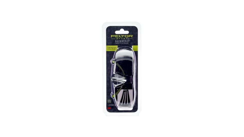 Peltor Sport SecureFit 400 Eye Protection, Gray Anti Fog, 8/Case SF400-PG-8