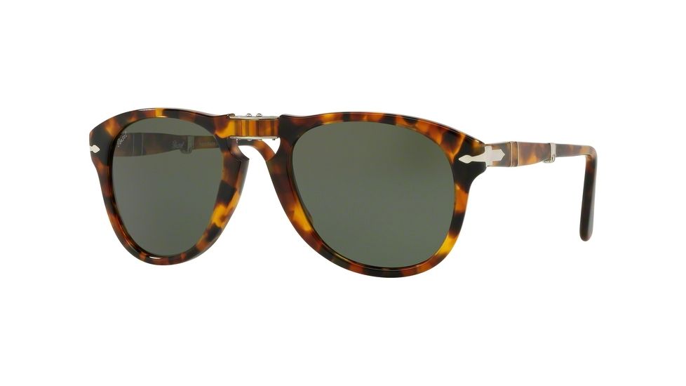 Persol PO0714 Bifocal Prescription Sunglasses, 52mm, Madreterra, PO0714-105231-52-BI