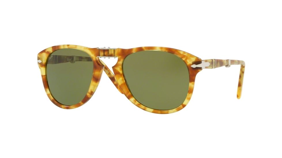 Persol PO0714 Bifocal Prescription Sunglasses PO0714-10614E-52 - Lens Diameter 52 mm, Frame Color Tortoise/Yellow