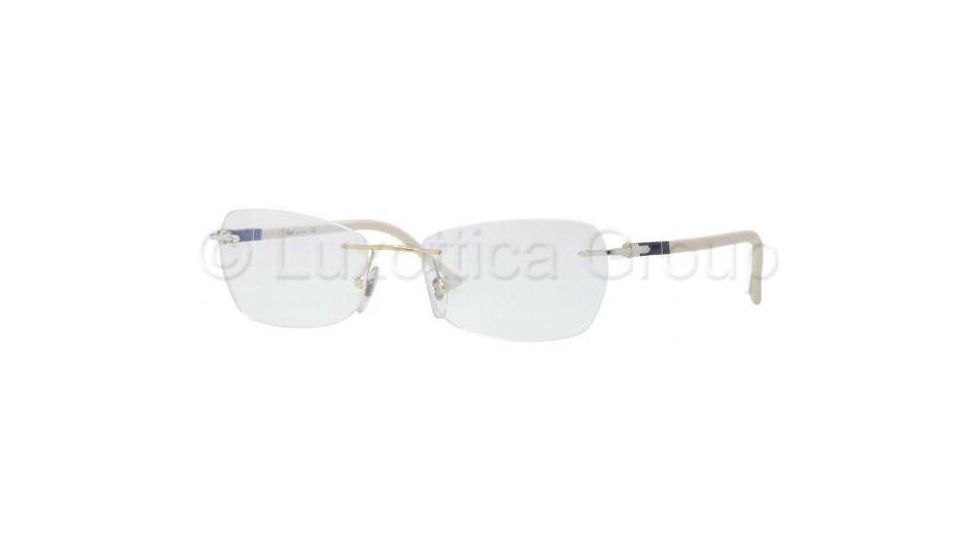 Persol PO2402V Eyeglass Frames 1012-5217 - Light Gold Frame