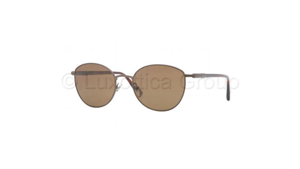 Persol PO2421S Sunglasses 101857-5200 - Matte Brown Frame, Polarized Brown Lenses