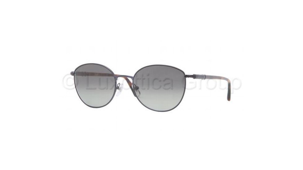 Persol PO2421S Sunglasses 104471-5200 - Matte Night Blue Frame, Gradient Smoke Lenses