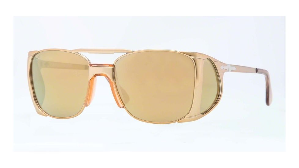 Persol PO2435S Bifocal Prescription Sunglasses PO2435S-1054W4-55 - Lens Diameter 55 mm, Frame Color Old Gold