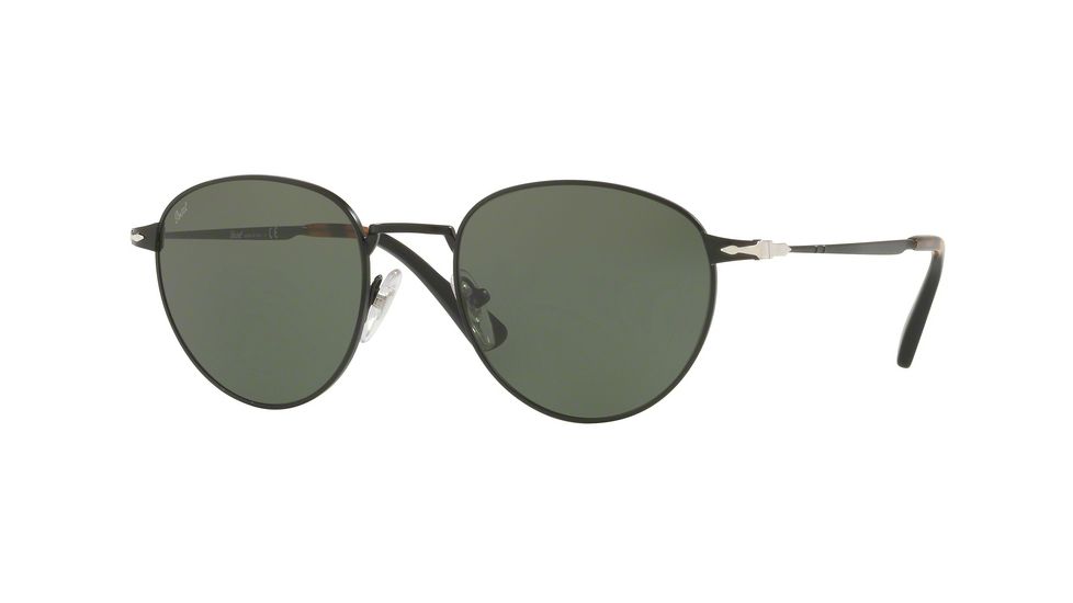 Persol PO2445S Progressive Prescription Sunglasses, 52mm, Black, PO2445S-107831-52-PRO