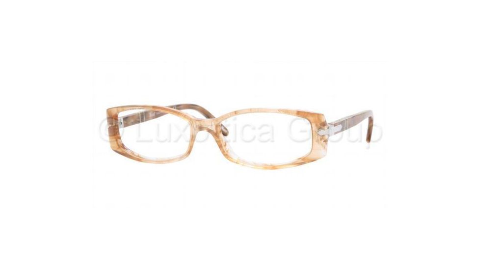 Persol PO2926V Eyeglass Frames 856-5315 - Brown Marble Transpar 