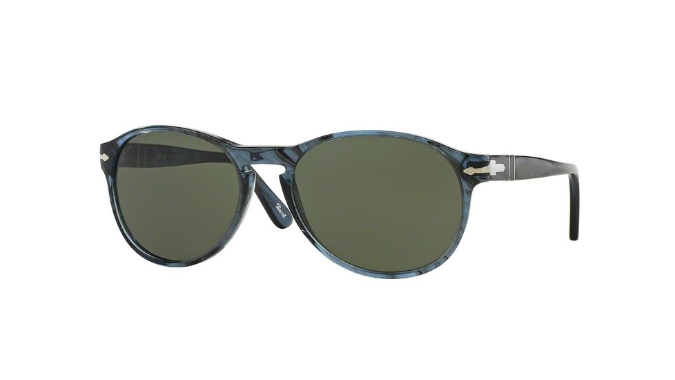 Persol PO2931S Bifocal Prescription Sunglasses PO2931S-103131-55 - Lens Diameter 55 mm, Frame Color Stripped Blue