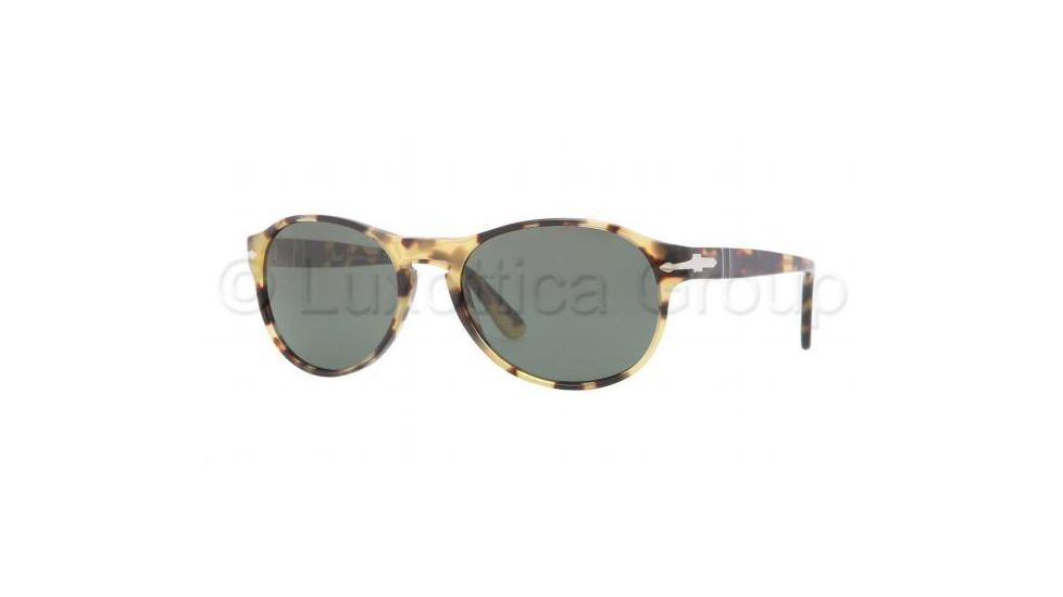 Persol PO2931S Bifocal Prescription Sunglasses PO2931S-124-31-5517 - Lens Diameter 55 mm, Frame Color Light Havana