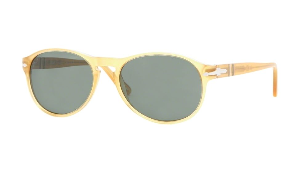 Persol PO2931S Bifocal Prescription Sunglasses PO2931S-204-31-55 - Lens Diameter 55 mm, Frame Color Transparent Yellow