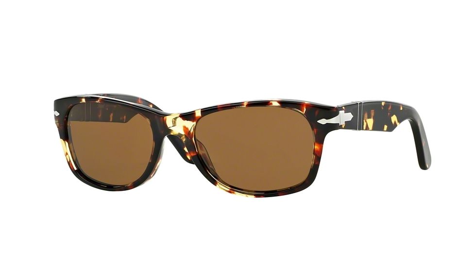 Persol PO2953S Prescription Sunglasses PO2953S-985-57-53 - Lens Diameter 53 mm, Lens Diameter 53 mm, Frame Color Tabacco Virginia