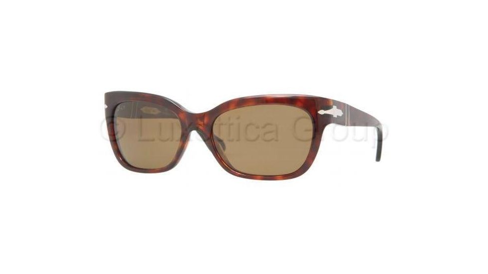 Persol PO2963S Progressive Prescription Sunglasses PO2963S-24-57-5617 - Lens Diameter: 56 mm, Frame Color: Havana