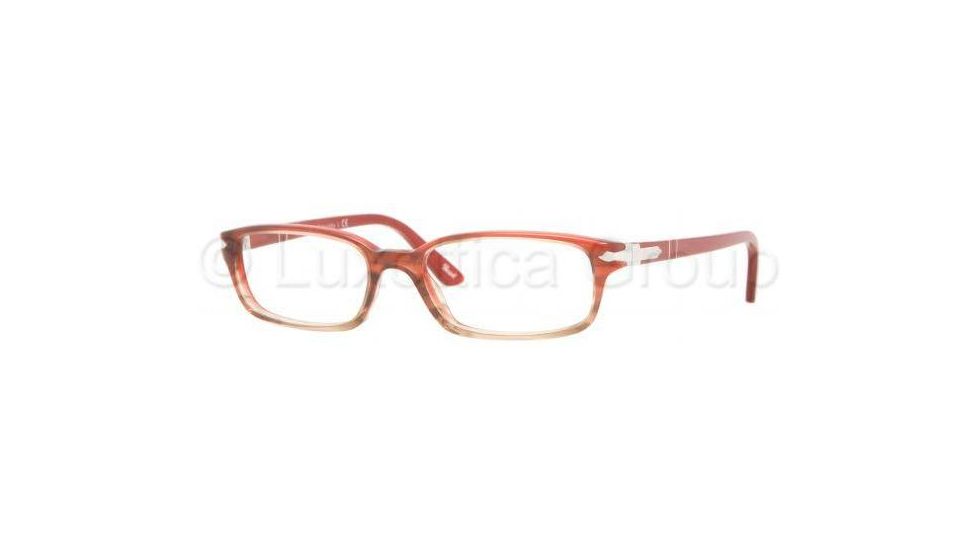 Persol PO2973V Eyeglass Frames 925-5216 - Red Gradient Brown 