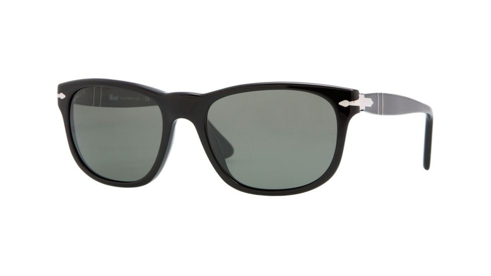 Persol PO2989S Sunglasses Black Crystal Green