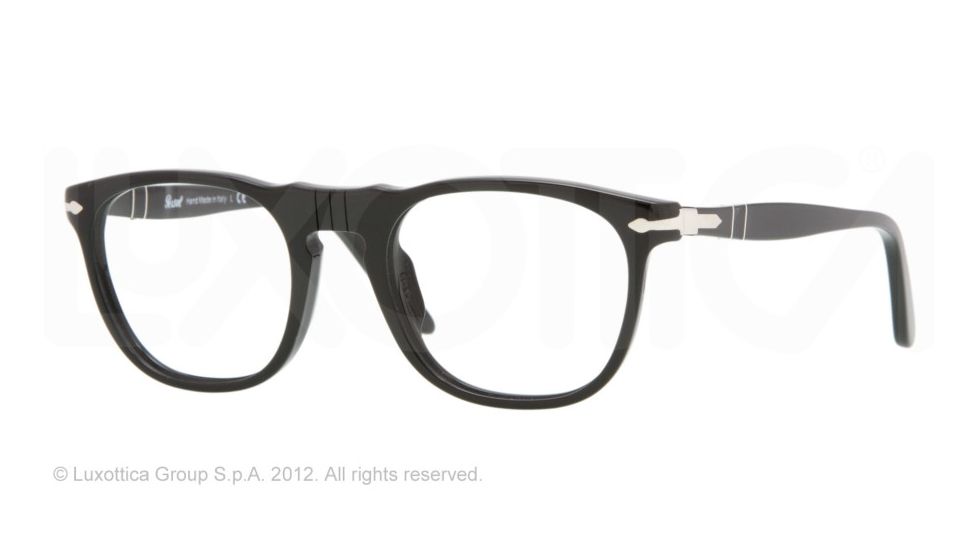Persol PO2996V Eyeglass Frames 95-52 - Black Frame, Demo Lens Lenses