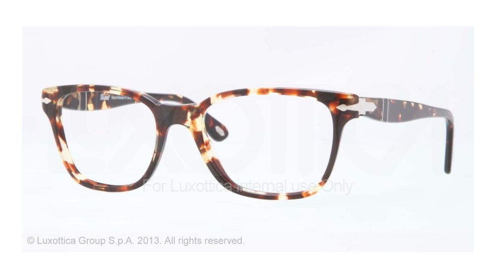 Persol PO3003V Single Vision Prescription Eyeglasses 985-50 - Tabacco Virginia Frame