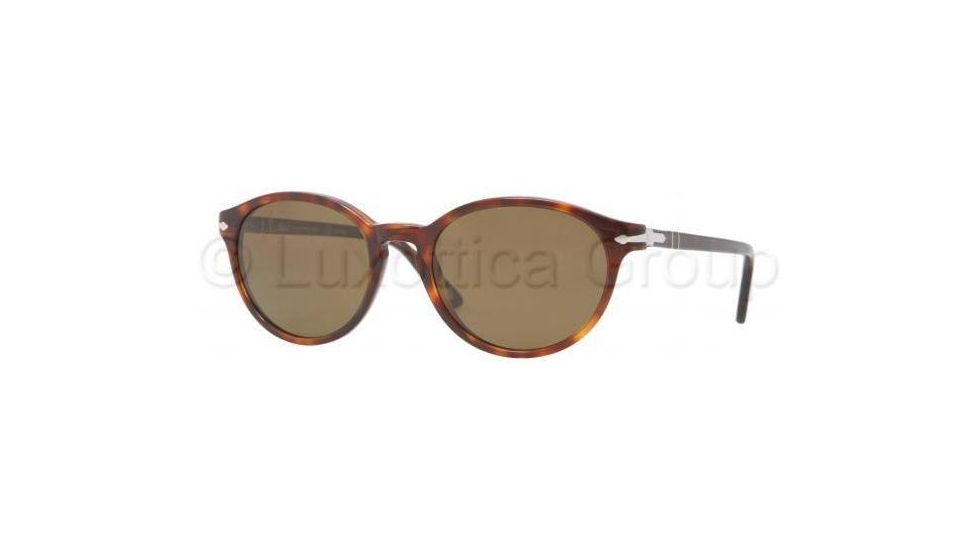 Persol PO3015S Progressive Prescription Sunglasses PO3015S-24-57-51 - Lens Diameter 51 mm, Lens Diameter 51 mm, Frame Color Havana