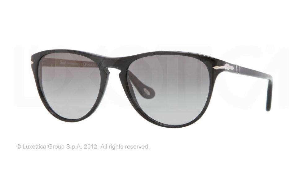 Persol PO3038S Bifocal Prescription Sunglasses PO3038S-95-M3-52 - Lens Diameter 52 mm, Frame Color Black