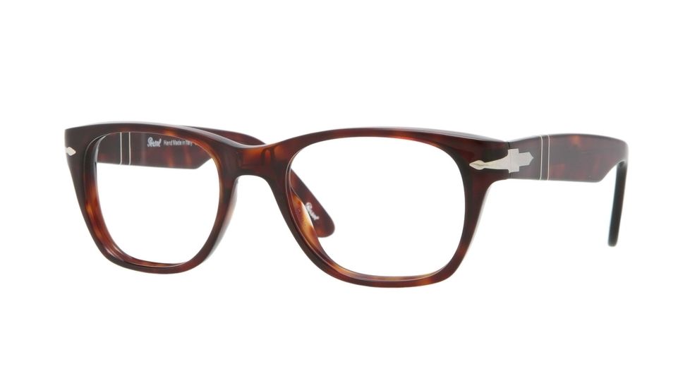 Persol PO3039V Eyeglass Frames 24-54 - Havana Frame, Demo Lens Lenses