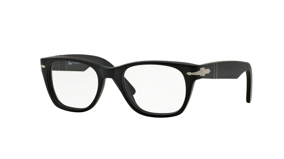 Persol PO3039V Eyeglass Frames 900-54 - Matte Black Frame, Demo Lens Lenses